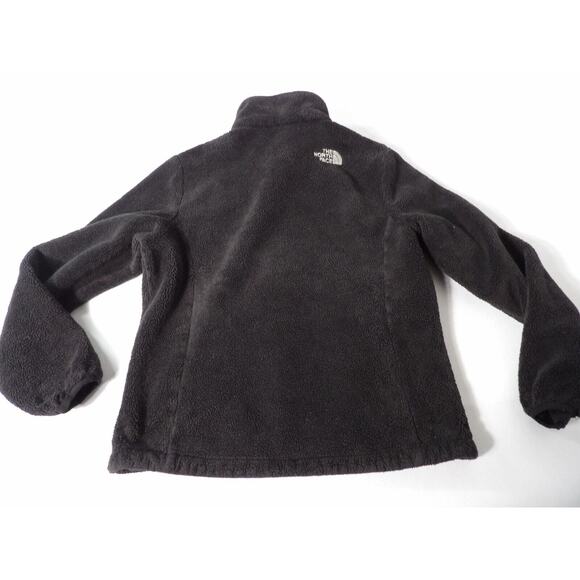 The North Face Fuzzy Fleece Black Womens Small FLAW READ Full Zip - Picture 11 of 11